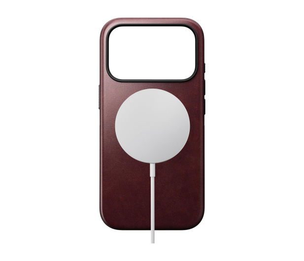 Nomad Modern Leather Case do iPhone 17 Pro MagSafe burgund - 1362231 - zdjęcie 5